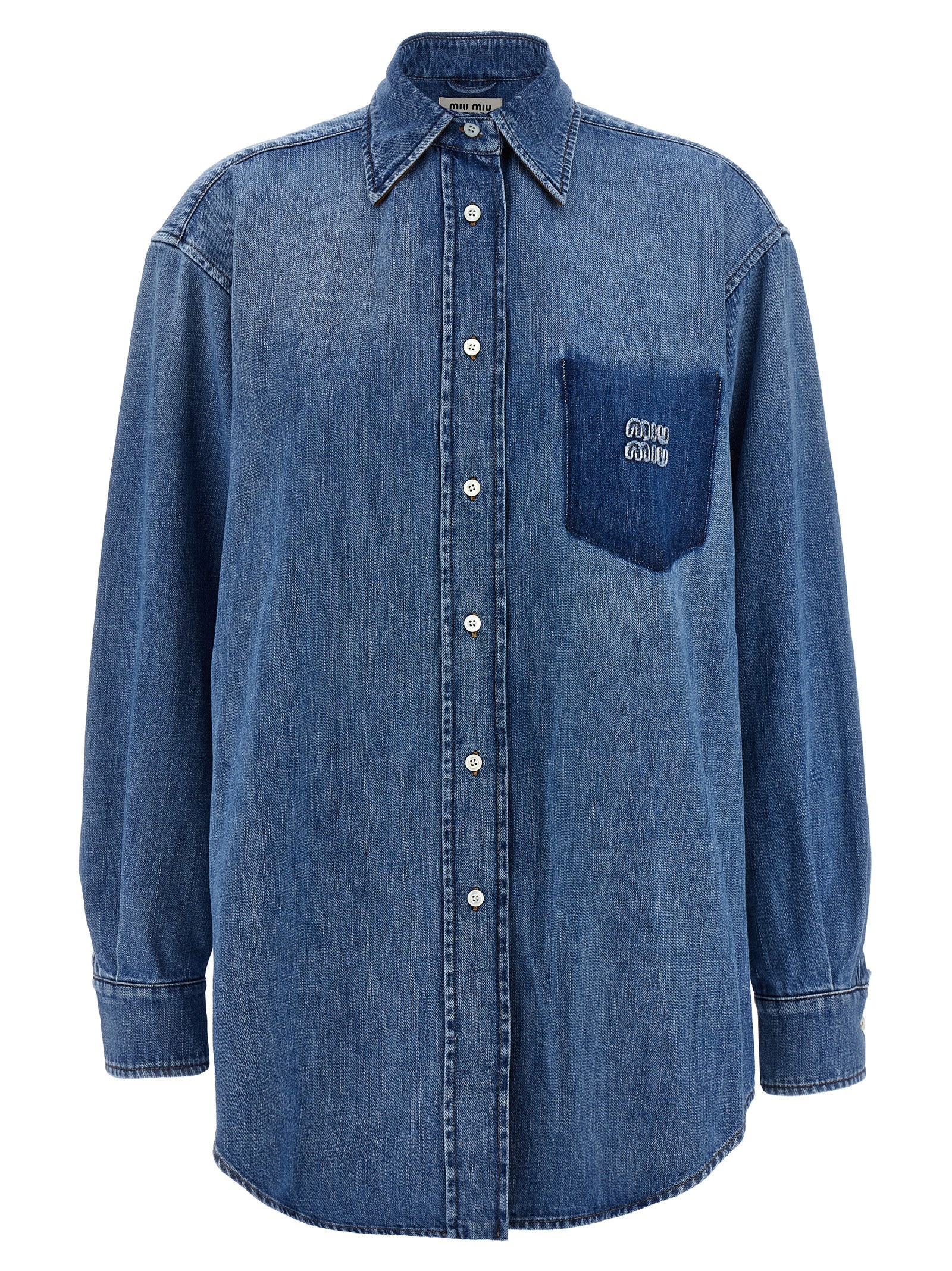 Trompe l'oeil pocket shirt