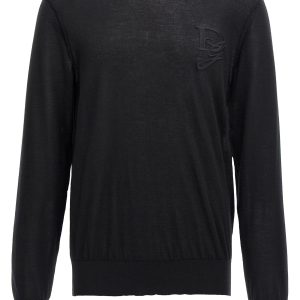 Logo embroidery sweater