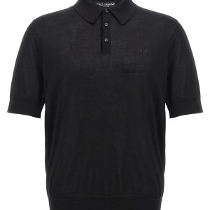 Knitted polo shirt