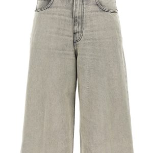 'Belle Pearl Grey' Bermuda Shorts