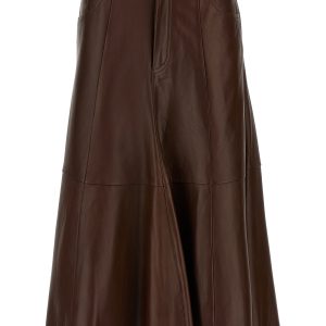 'Mid Serenity Leather' skirt
