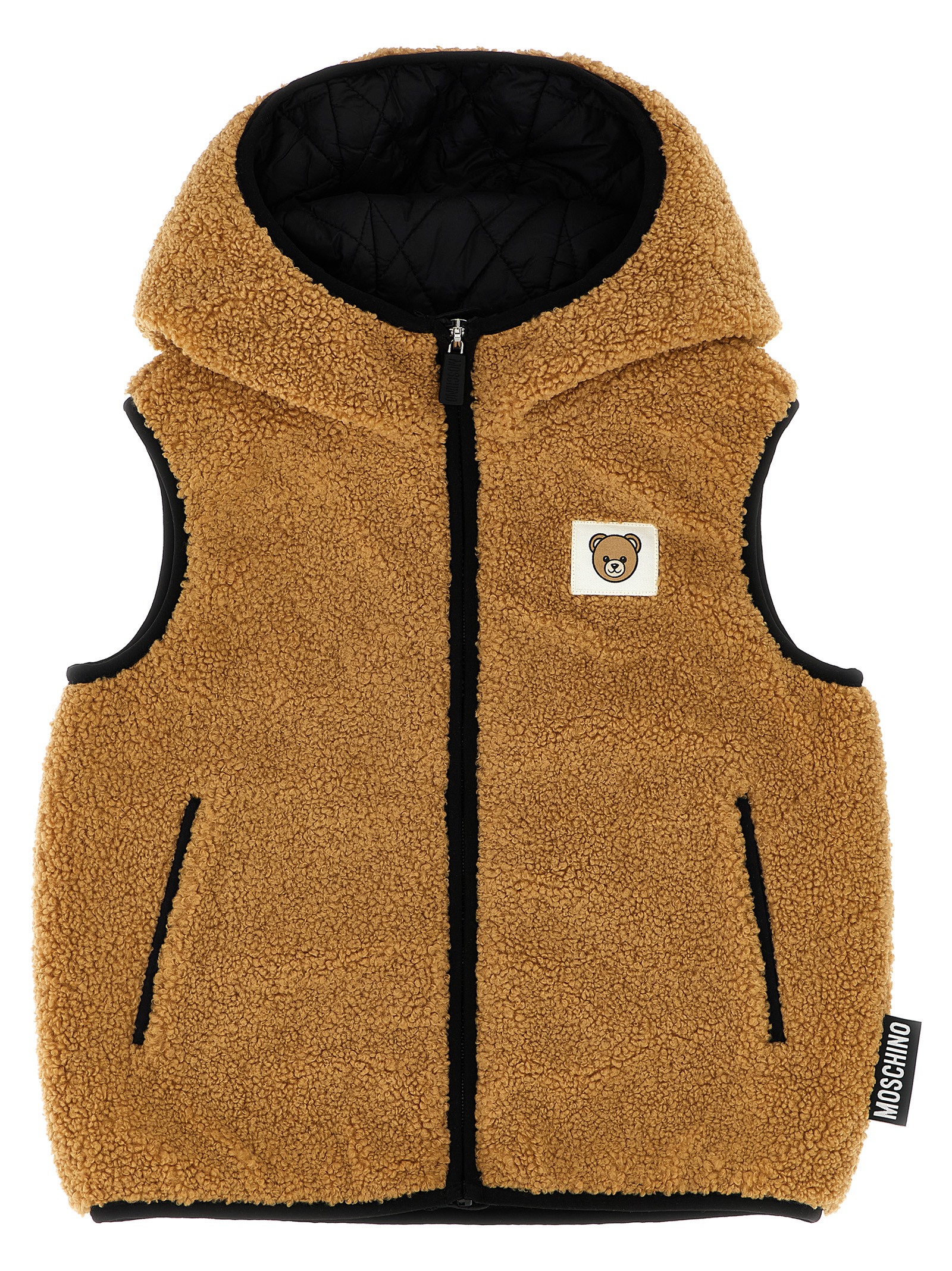 'Moschino Teddy Bear' Sherling vest