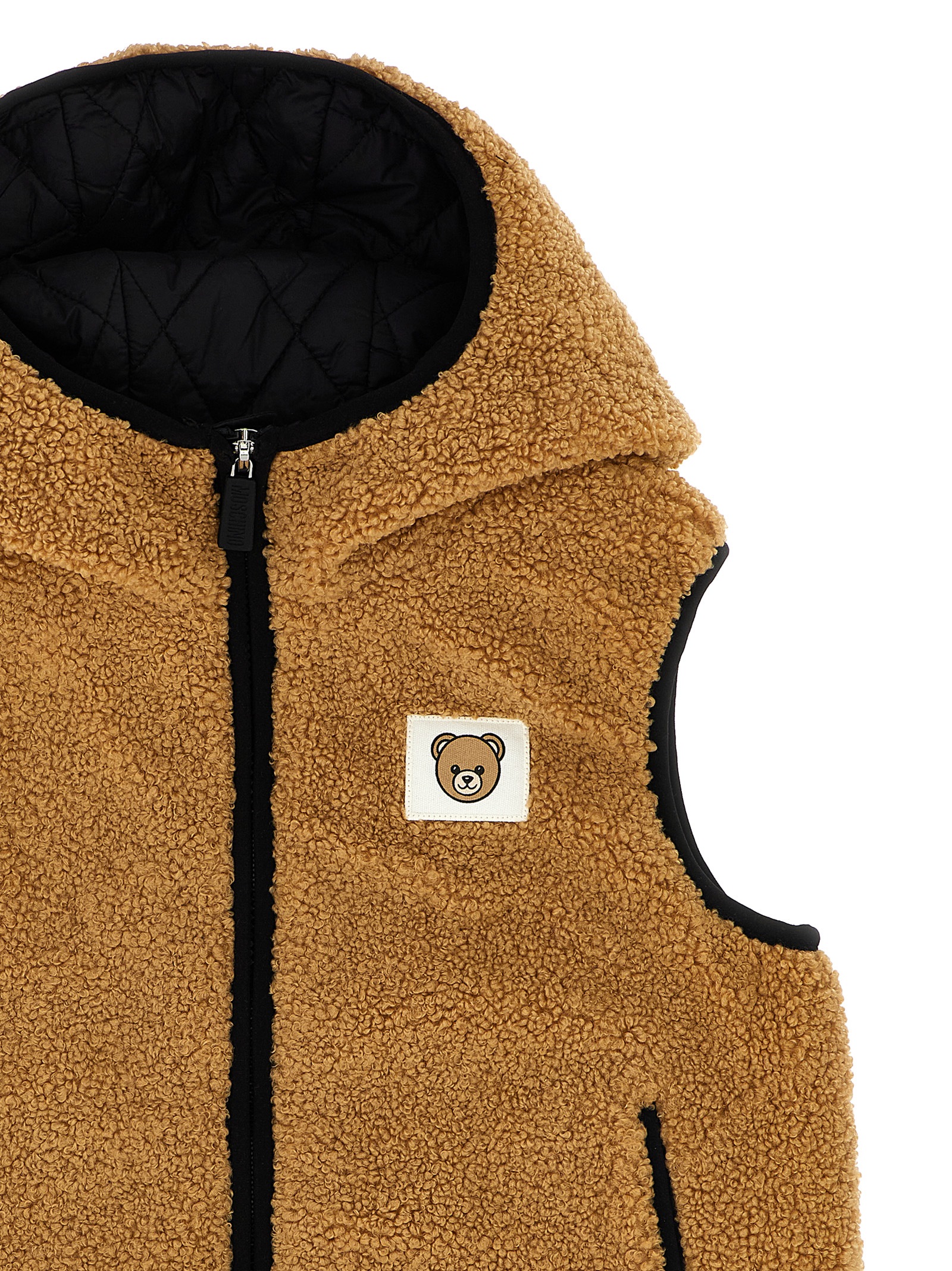 'Moschino Teddy Bear' Sherling vest - immagine 3