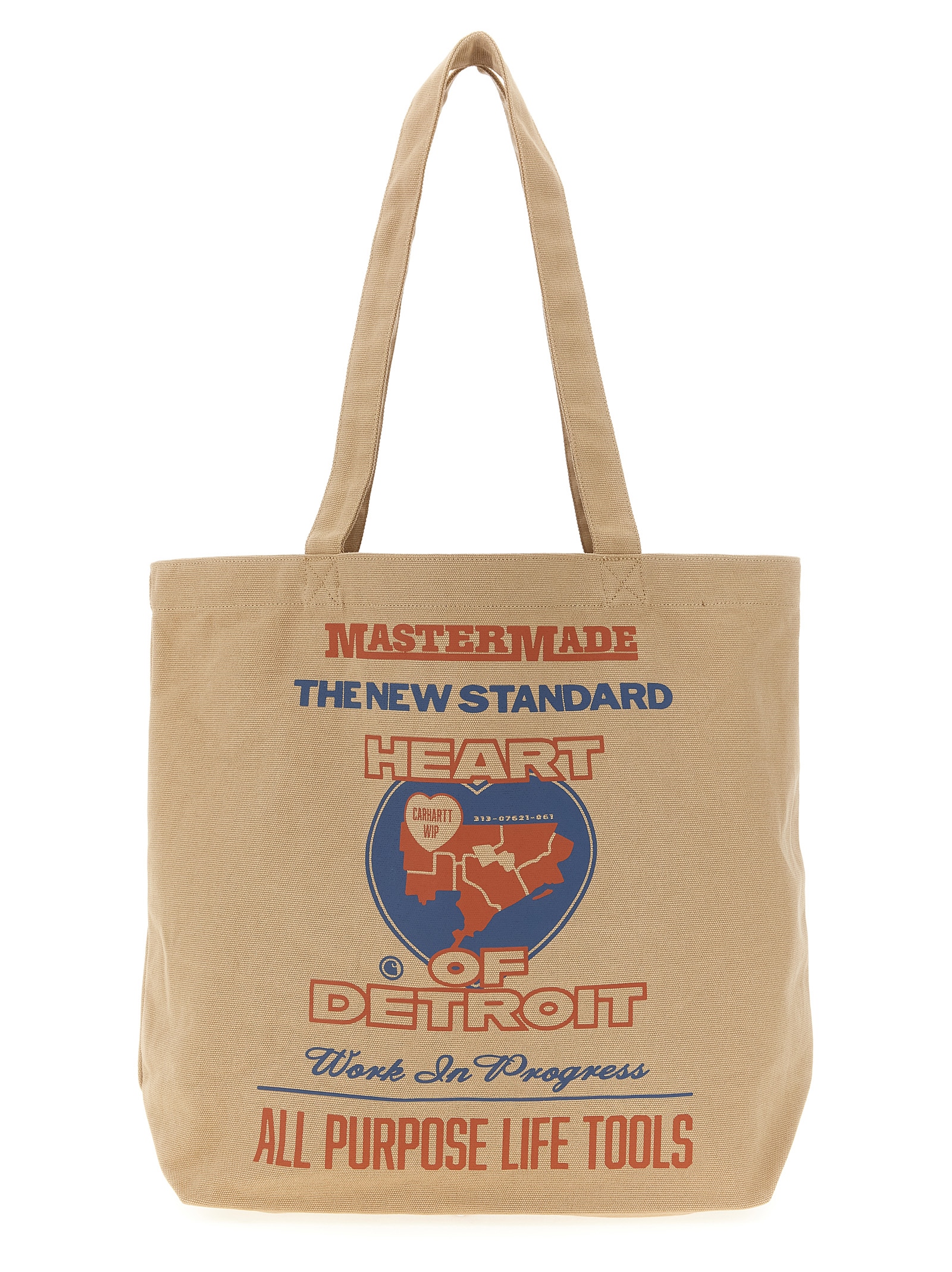 'Canvas Graphic Tote' shopping bag