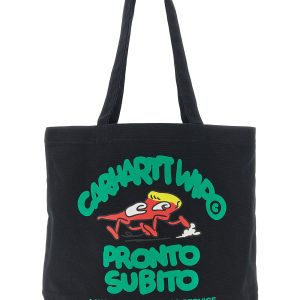 'Canvas Graphic Tote' shopping bag