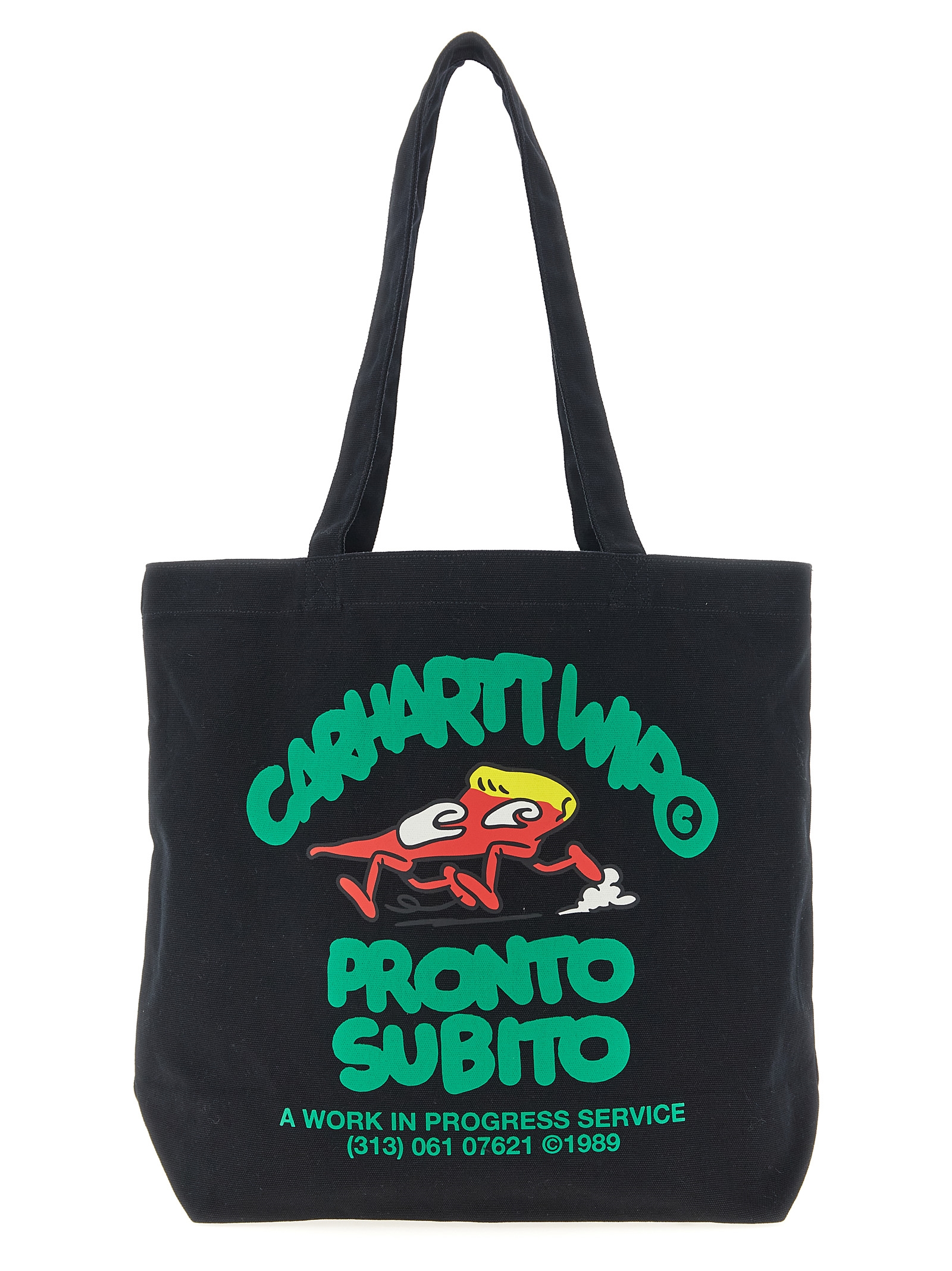 'Canvas Graphic Tote' shopping bag
