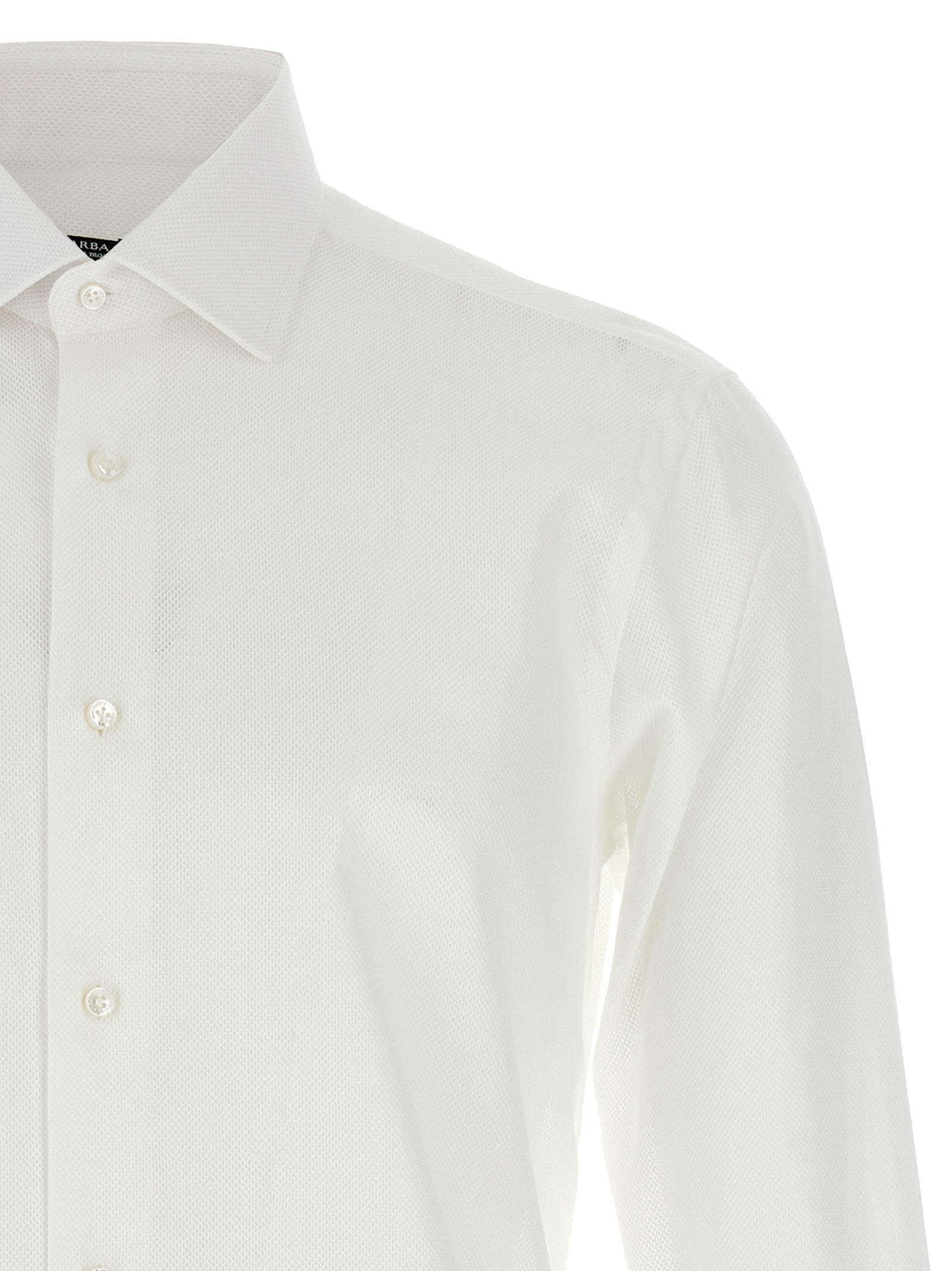 Honeycomb cotton shirt - immagine 3