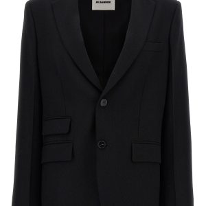 Tailored single-breasted blazer