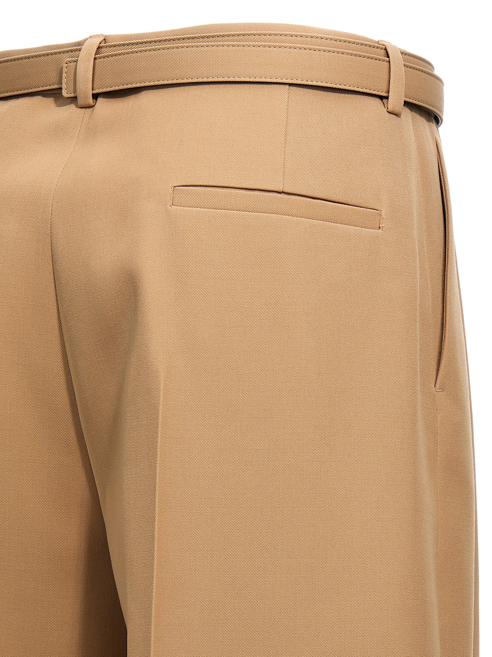 Gabardine belt pants - immagine 4