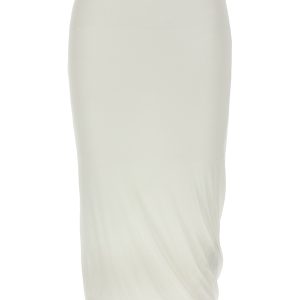 'Twisted' midi skirt