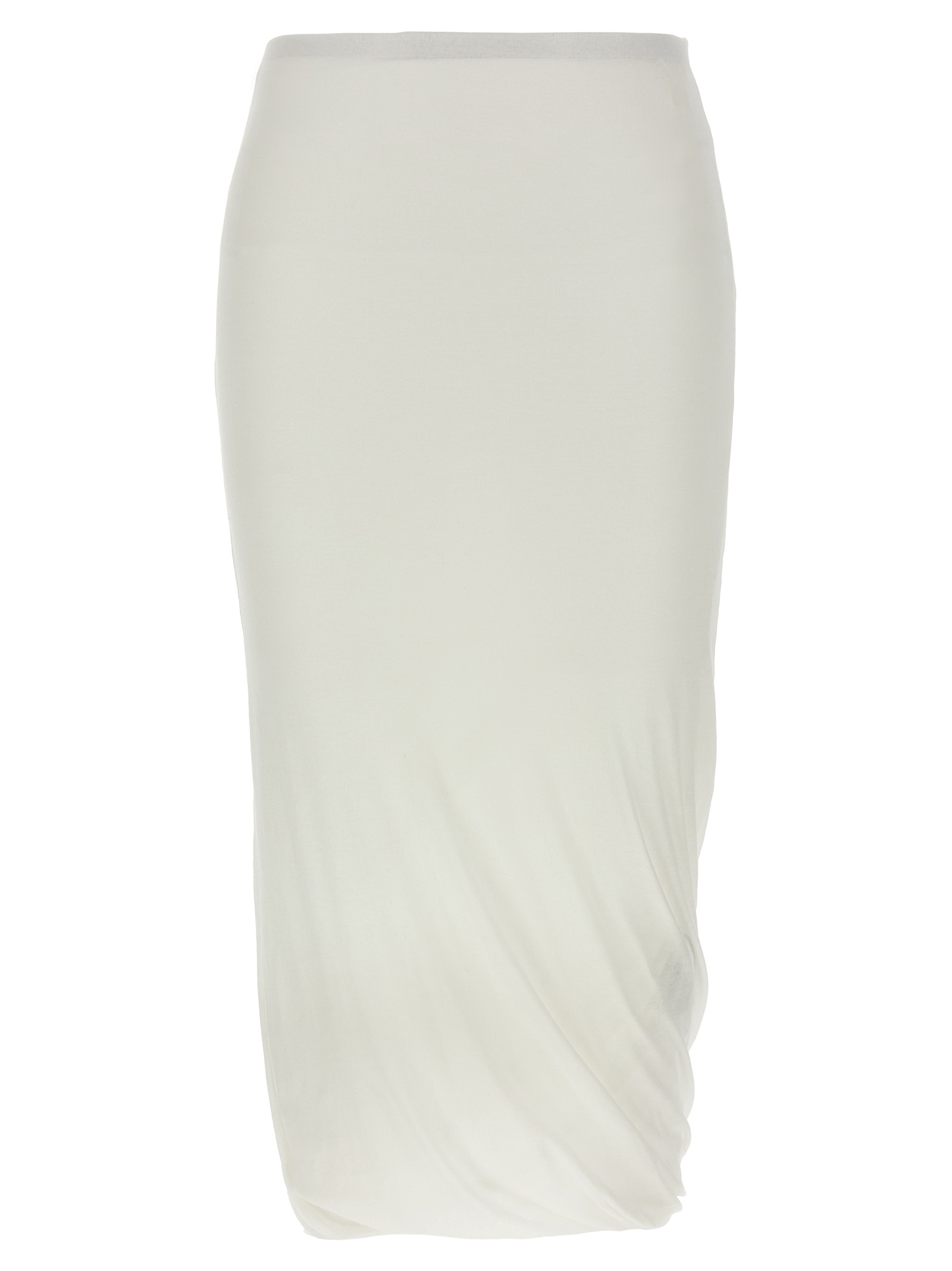 'Twisted' midi skirt