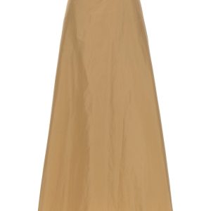 Long flared skirt