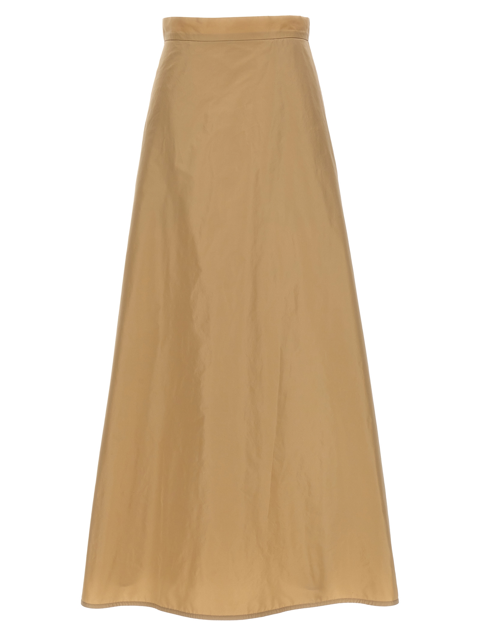 Long flared skirt