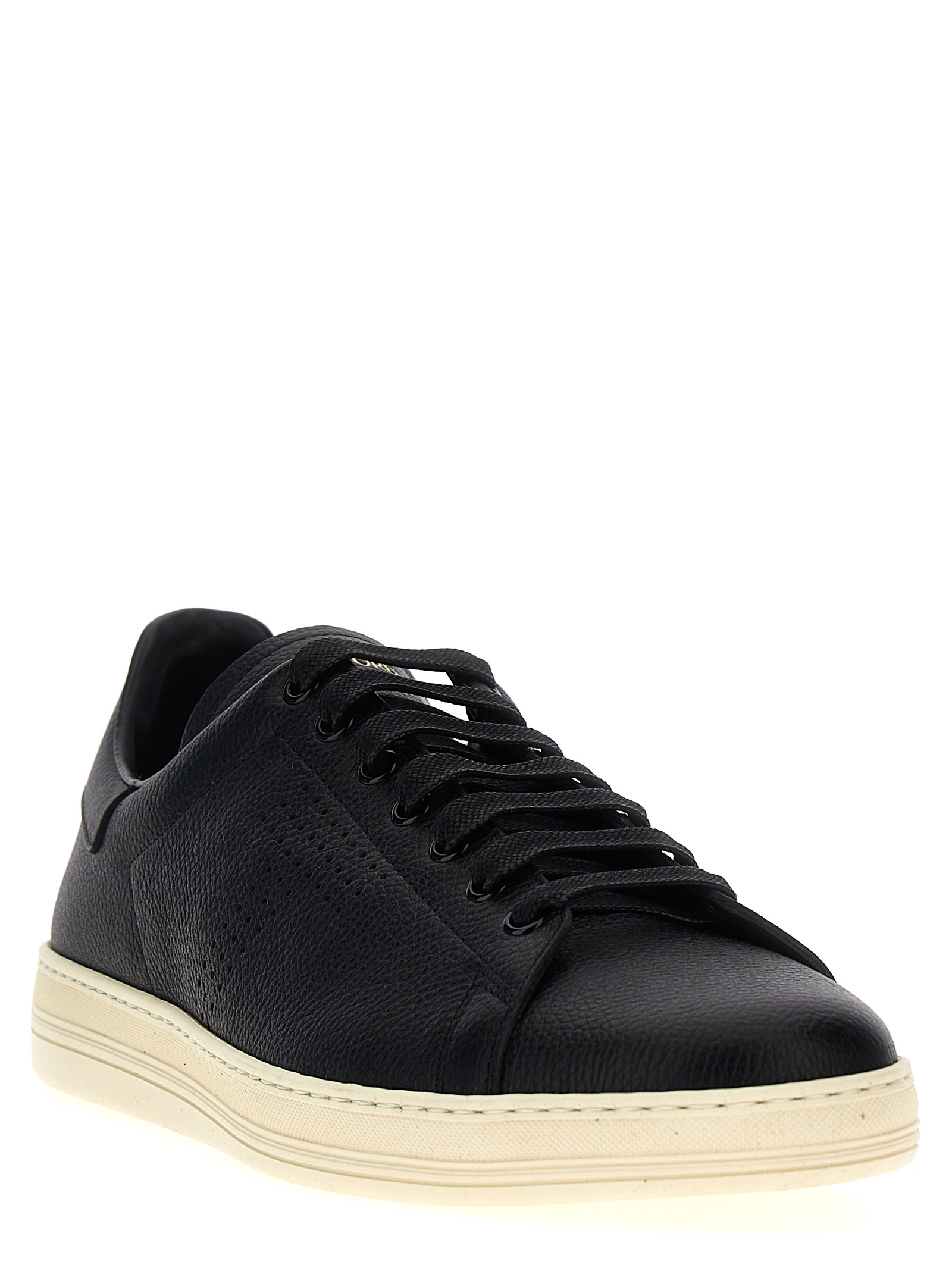 Logo leather sneakers - immagine 2