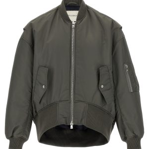 'Curved Hem' bomber jacket