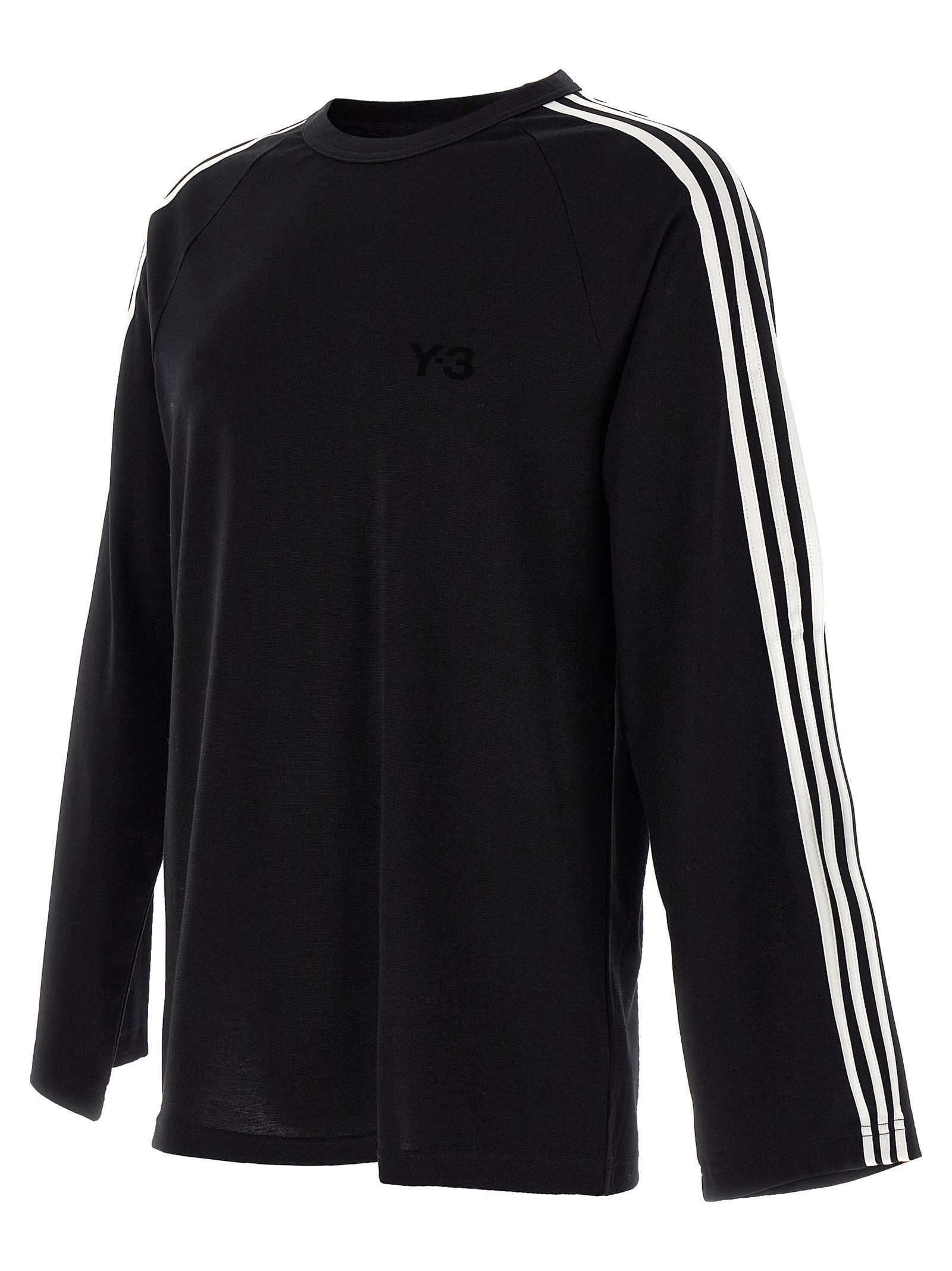 'Y-3 Long Sleeve Tee 3-Stripes' T-shirt - immagine 3