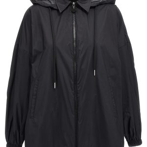 Ruffled windbreaker