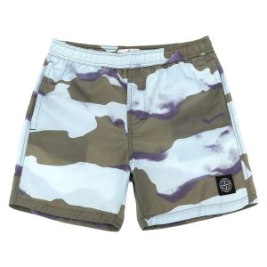 Logo patch swim shorts
