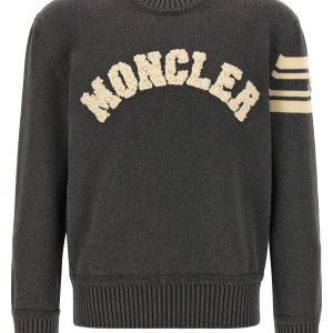 Bouclé logo sweater
