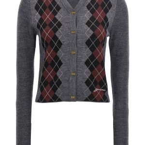 Argyle cardigan