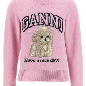 'Pink Poodle' sweater