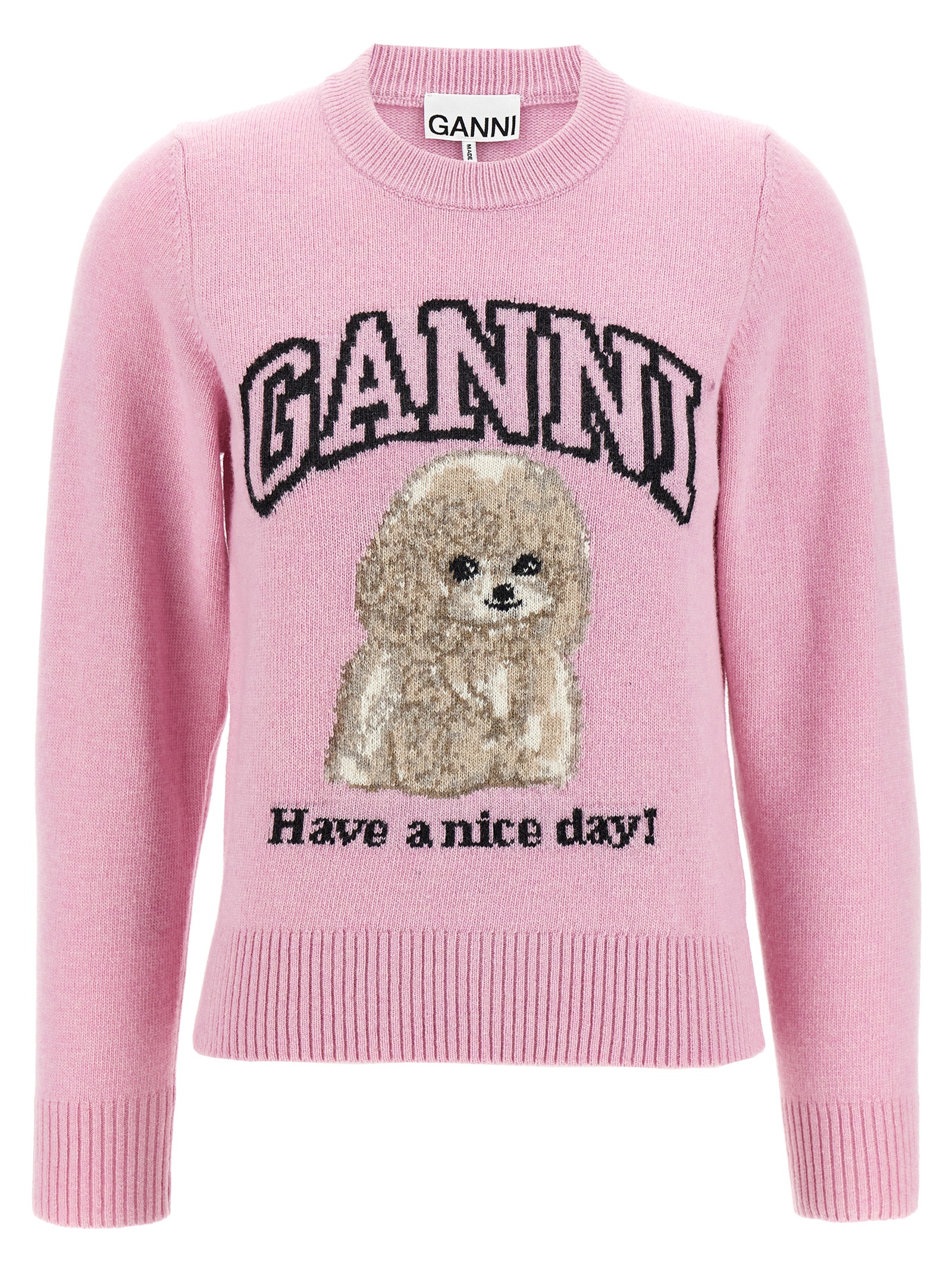 'Pink Poodle' sweater
