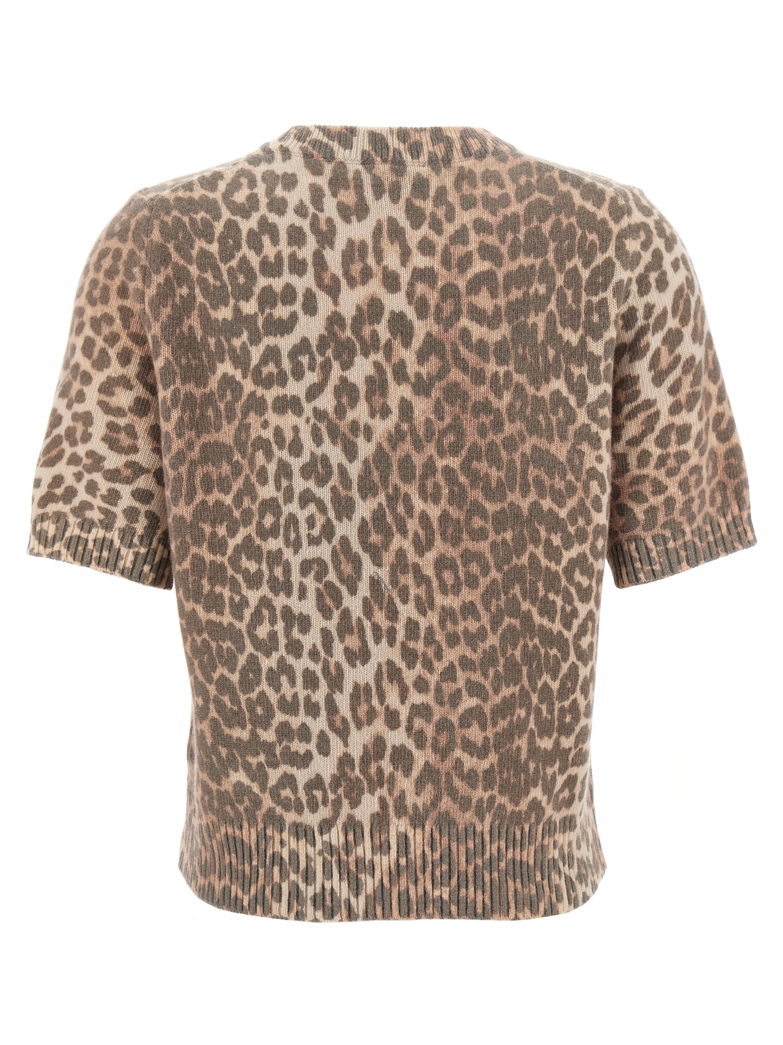 'Leopard Wool Mix' T-shirt - immagine 2