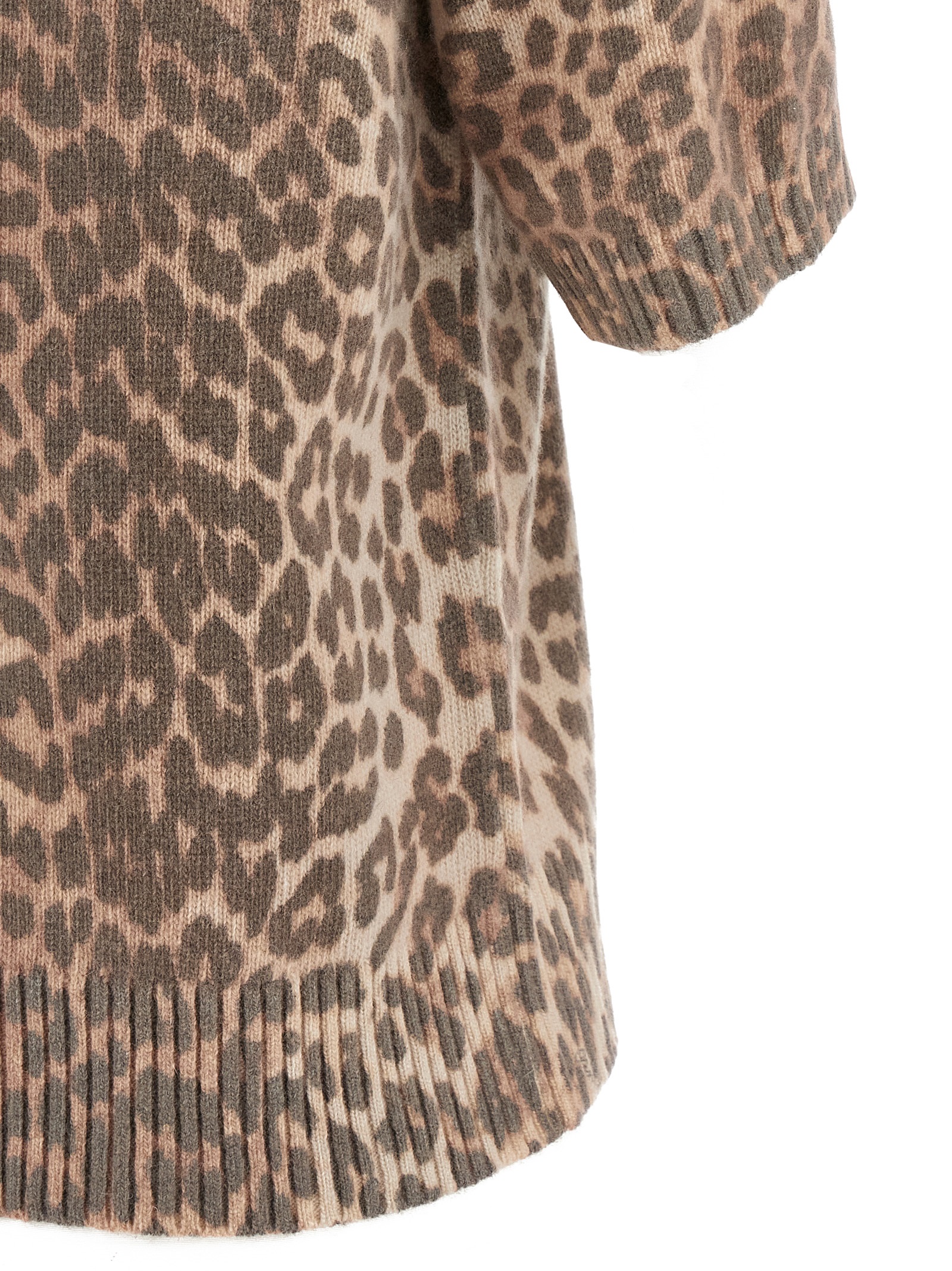 'Leopard Wool Mix' T-shirt - immagine 4