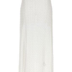 'Shiny Pointelle Knit' skirt