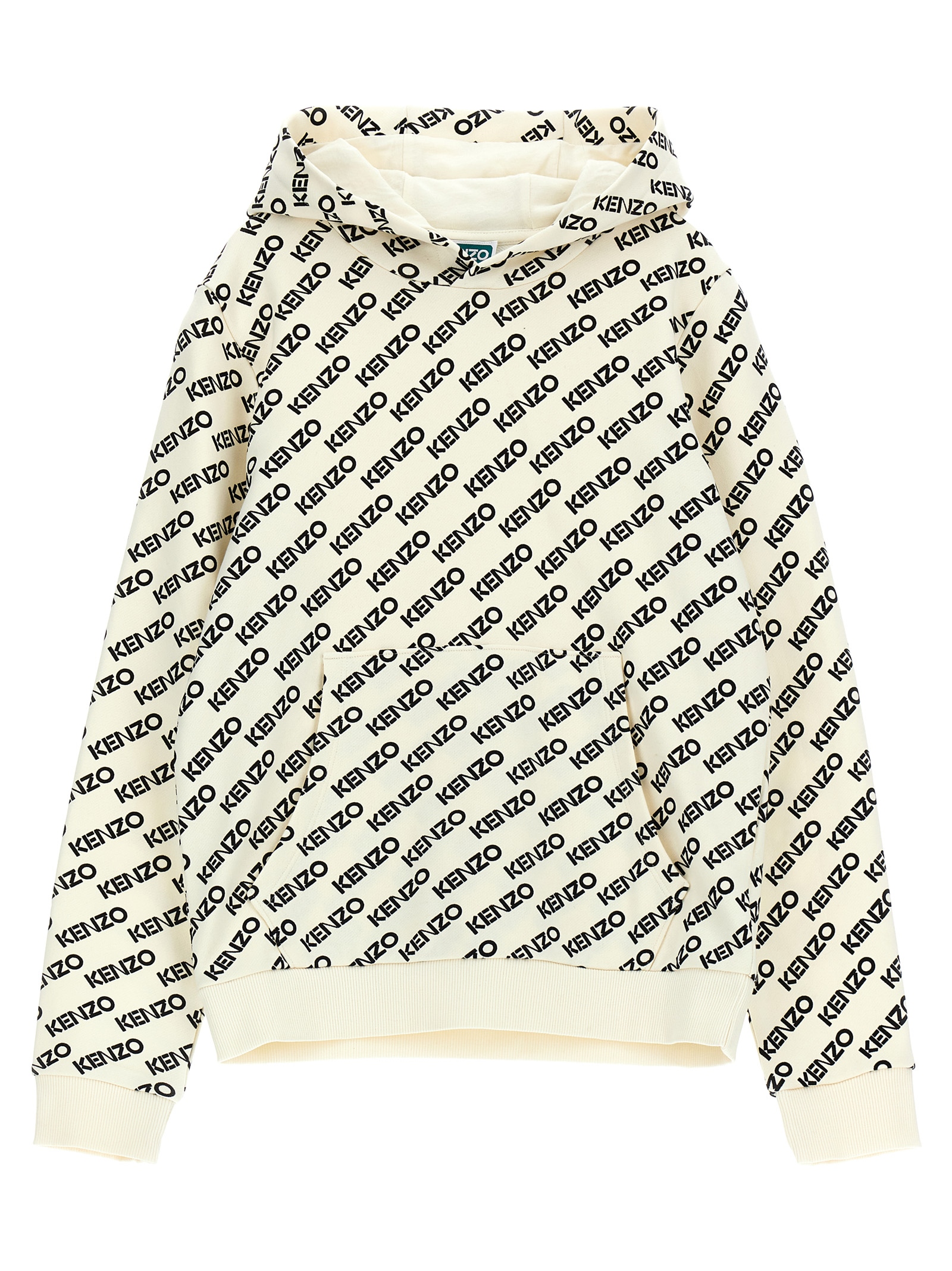 Logo print hoodie
