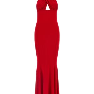 'Cross Halter Fishtail' dress