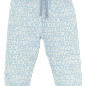 All over logo joggers