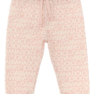 All over logo joggers