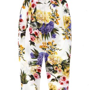 Floral print trousers