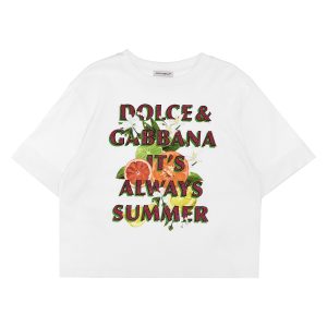 Glitter print T-shirt