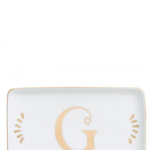 Rectangular letter 'G' valet tray