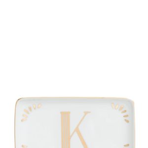 Rectangular letter 'K' valet tray