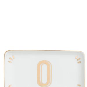 Rectangular letter 'O' valet tray