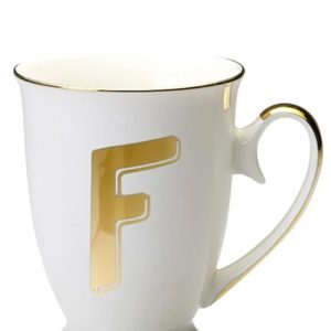 Cup letter 'F'