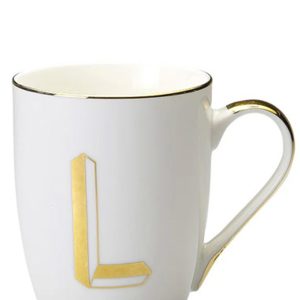 Mug letter 'L' ⌀ 8.2 cm
