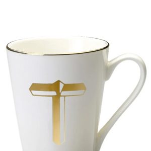 Cup letter 'T'