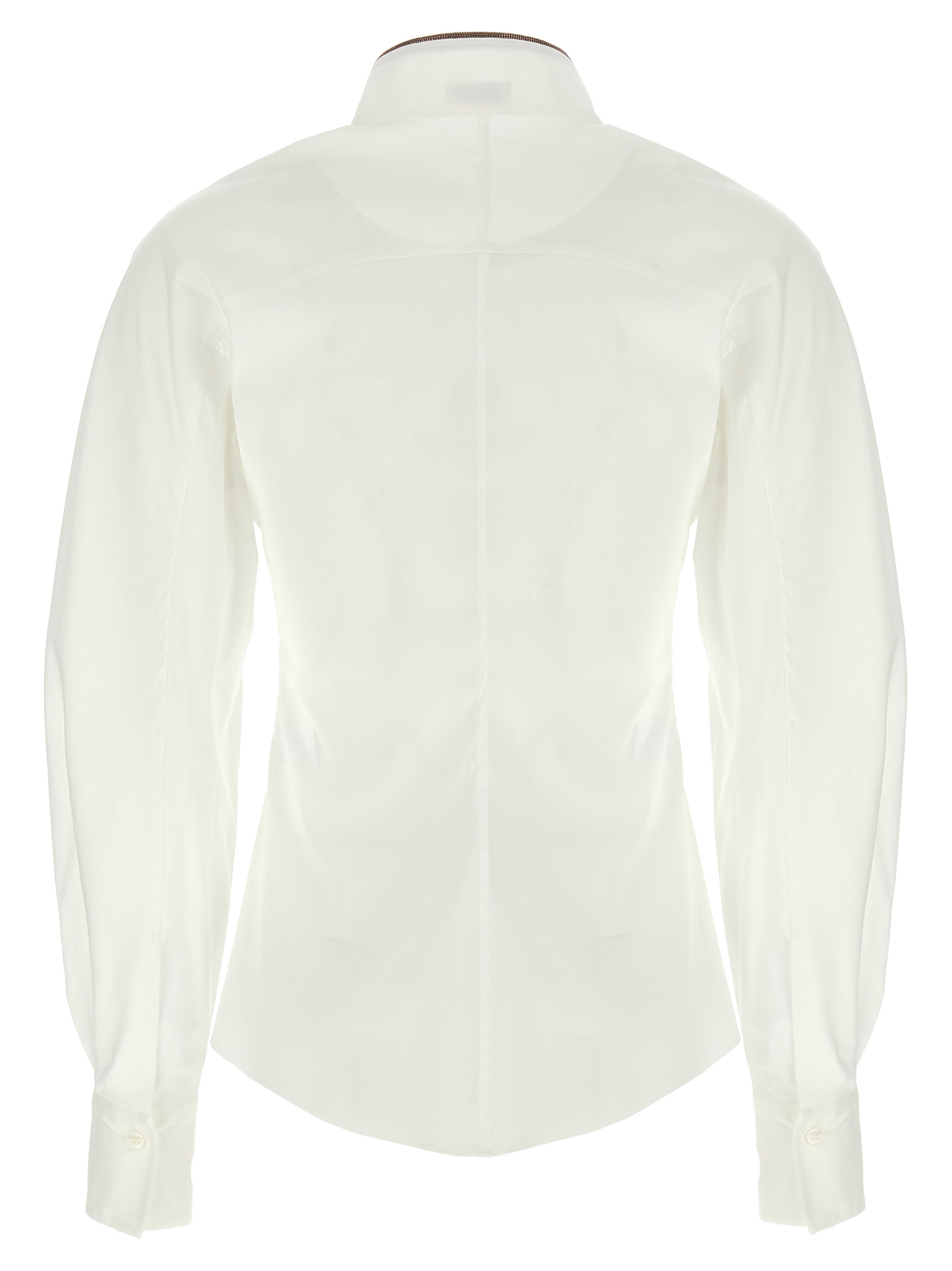 'Shiny Collar Detail' shirt - immagine 2