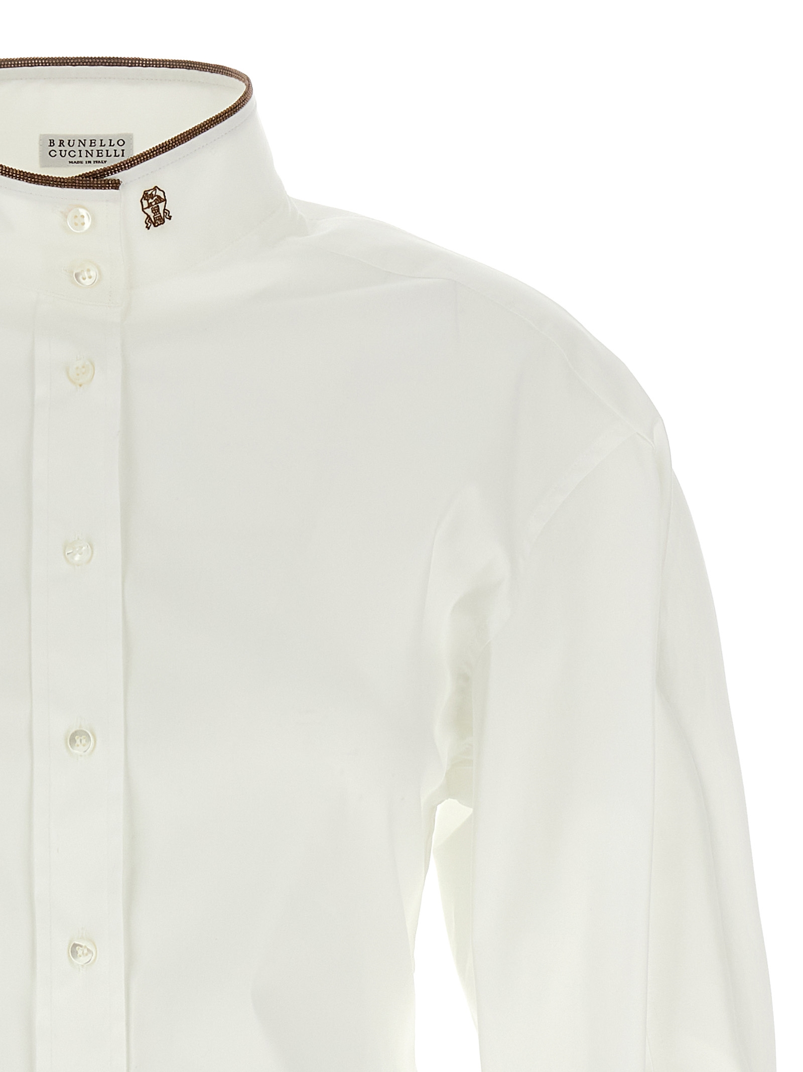 'Shiny Collar Detail' shirt - immagine 3