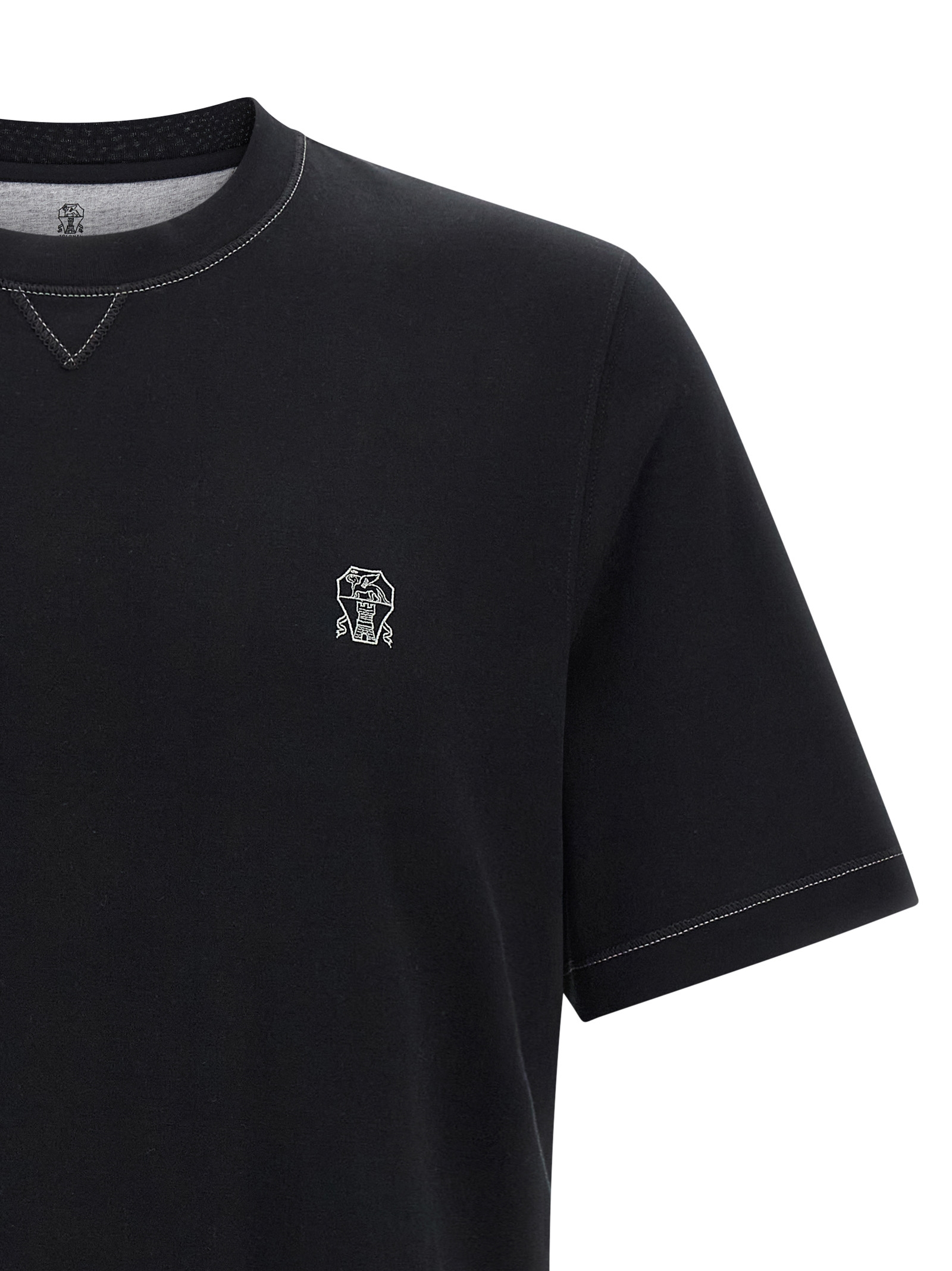 Logo embroidery t-shirt - immagine 3