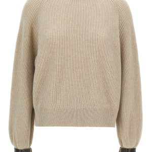 Monile cuffs sweater