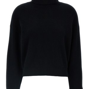 Ribbed turtleneck sweater