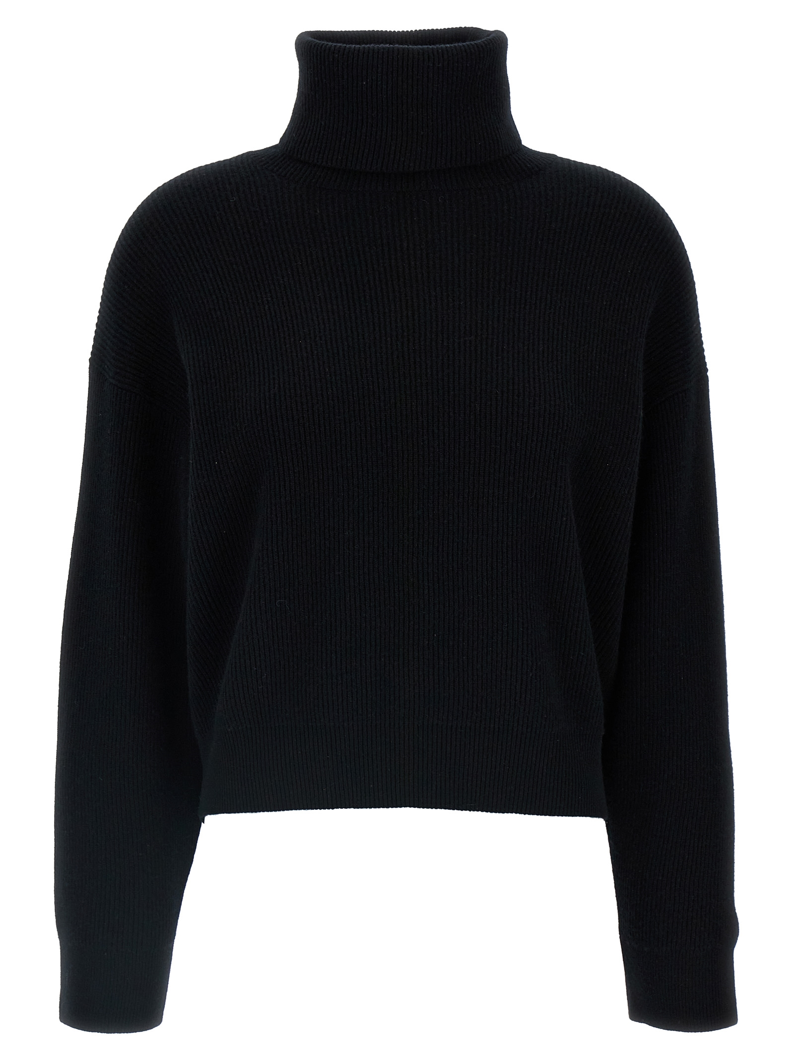Ribbed turtleneck sweater