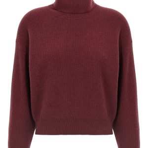 Ribbed turtleneck sweater
