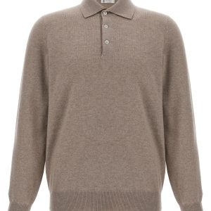 Cashmere polo shirt