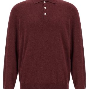 Cashmere polo shirt